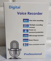 New - Cappsu 64gb Digital Voice Recorder