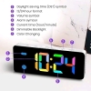 New Hodik Colour LED Alarm Clock - 2