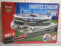 New - Arsenal F.C. Emirates Stadium 3D Puzzle , 108 Pieces . Sealed