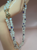 14k Yellow Gold Lapis Lazuli & Four Strand Pearl Necklace - 5