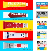 New - MEEDEN 96 Color All-Tech Painting Set with French Easel