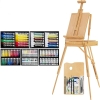 New - MEEDEN 96 Color All-Tech Painting Set with French Easel - 3