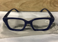 New Mare Azzuro +1.50 Blue Reading Glasses 5.5&rdquo;x2&rdquo;