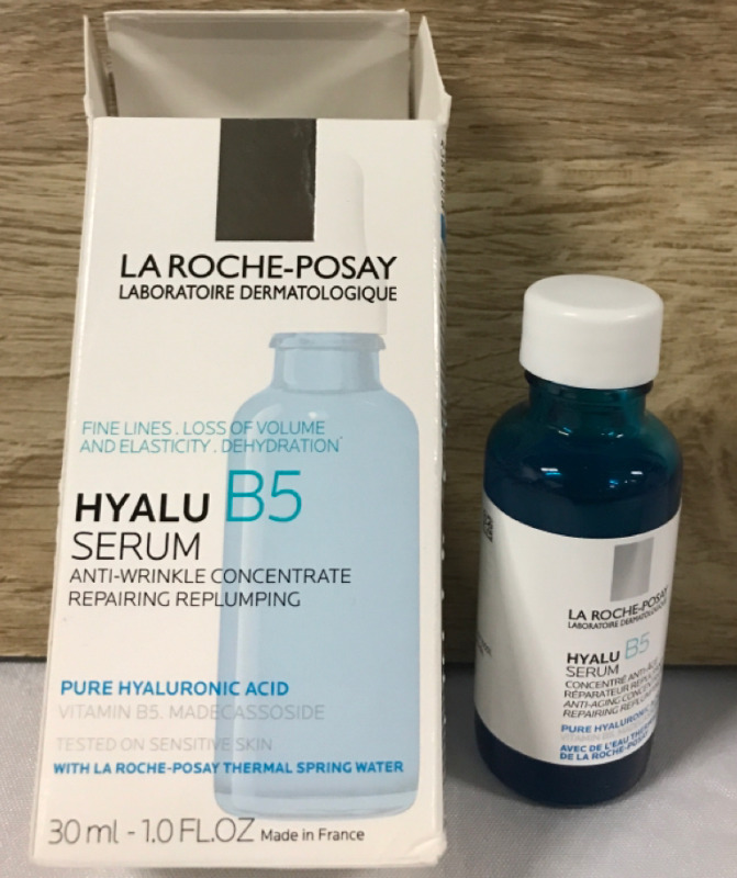 New La Roche-Posay Pure Hyaluronic Acid Serum for Face with Vitamin B5. Hyalu B5