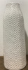 New HJN White Ceramic Vase for Home Decor Modern Table Vase 17&rdquo;x7&rdquo; - 2