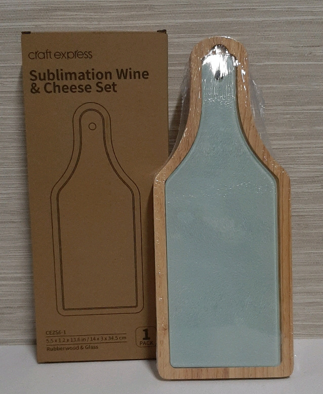 New Sublimation Wine and Cheese Set