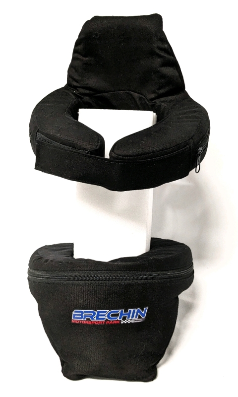 2 New Brechin Motorsports Kart Racewear Helmet Support Neck Collars