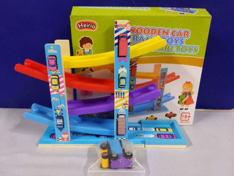 Heiro Wooden Car Ramp Toys