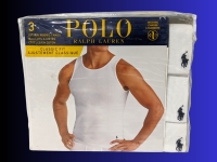 3 New POLO Ralph Lauren Size XL Cotton Ribbed Tank Tops (Classic Fit)