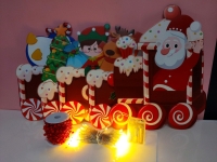 Christmas Train Yard Signs and Spool