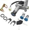 As new RCRBT Motorcycle Ignition Switch Key Set Kit Compatible with GY6 125cc 150cc Moped Scooter 4 Pin Plug Chinese Scooter Parts