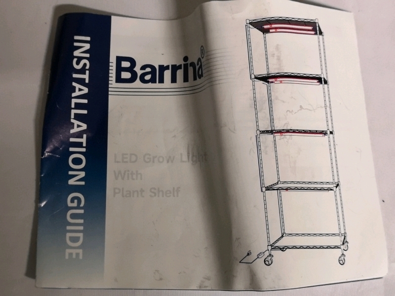 Barron's 5 Tier Plant Stand with Grow Light