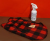 New Buffalo Plaid Dog Coat Size Large 9 x 15" and a Bottle of Spray Conditioner for the Dog - 2