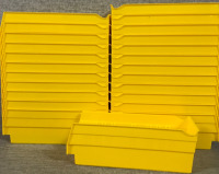 24 Uline Plastic Shelf Bins 11.5&rdquo;x4&rdquo;