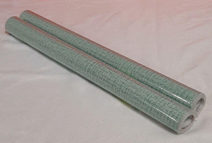 New 2 Rolls of Green Grasscloth Wallpaper Peel and Stick Wallpaper 17.7inchx118.1inch Stock photo used