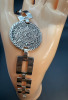 925 Sterling Silver Aztec Statement Bracelet Sun Calender - 6