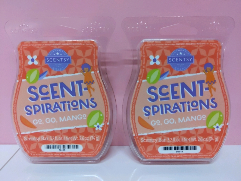 New! 2 Scentsy Scent-Spirations Bars 74 g each