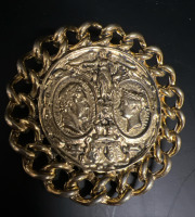 Vintage DAFRI Brooch France Louis Philippe Victoria Visit