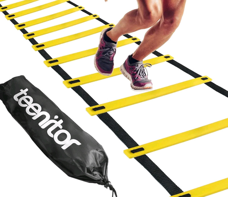 New - Teenitor 13 Rung Agility Ladder , Speed Ladder , Training Ladder for Fitness Feet Training