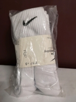 3 New Pairs Nike Everyday Cotton Crew Socks sz Eur 38-42