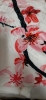 New without Tags Fleece Microfibre Blanket With Cherry Blossom Pattern 60 x 50" - 2