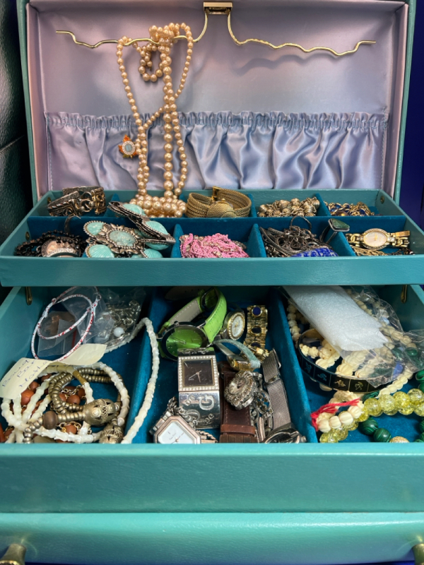 Large Jewellery Box with Content