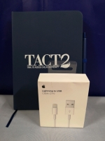New Charging Cable Lightning to USB + Notebook & Pen
