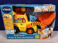 New VTECH Push & Pop Bulldozer