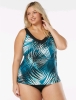 New Coco Reef Core V-Neck Bra Size 38C Underwire Tankini Top - Endless Summer Palm