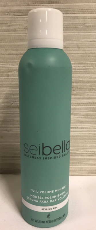 Seibella Ful Volume Mousse 8 oz Styling Aid New has 2 small dents