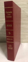 Canada Tax Cases 2023 Vol 5 hardcover