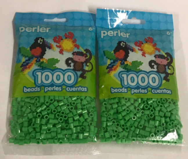 New 2 Pks Perler Beads 1000 in each pk ages 6 +