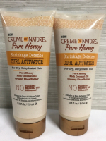 2 New Cream of Nature Honey Curl Activator Tubes 10.6 fl oz