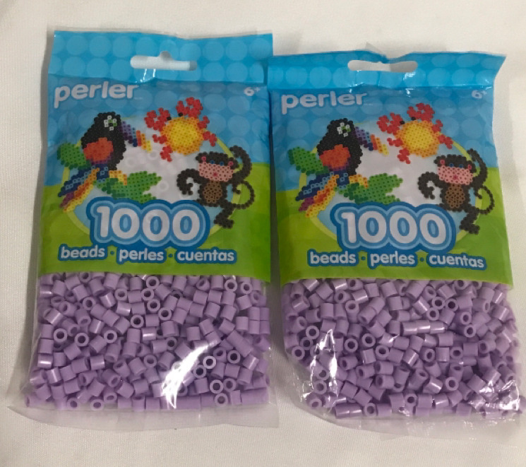 New 2 Pks Perler Beads 1000 in each pk ages 6 +