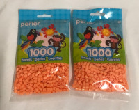 New 2 Pks Perler Beads 1000 in each pk ages 6 +