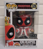 Funko Pop! ' King Deadpool ' #326 . FYE Exclusive . Box in Excellent Condition