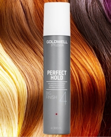 New GOLDWELL Stylesign Perfect Hold Big Finish Volumizing Hairspray 247g