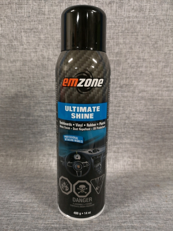 New Emzone Ultimate Shine for Car Interiors 14 oz