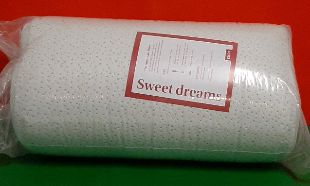 ENDY Standard Luxe Foam Pillow 18 x 26 x 5" Stock photo used