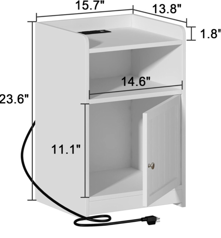 New ChooChoo Nightstand with Charging Station