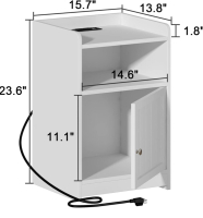 New ChooChoo Nightstand with Charging Station
