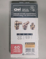 New - CNH Industrial 60pc. Grease Fitting Assortment , Part # MC5418 . Sealed