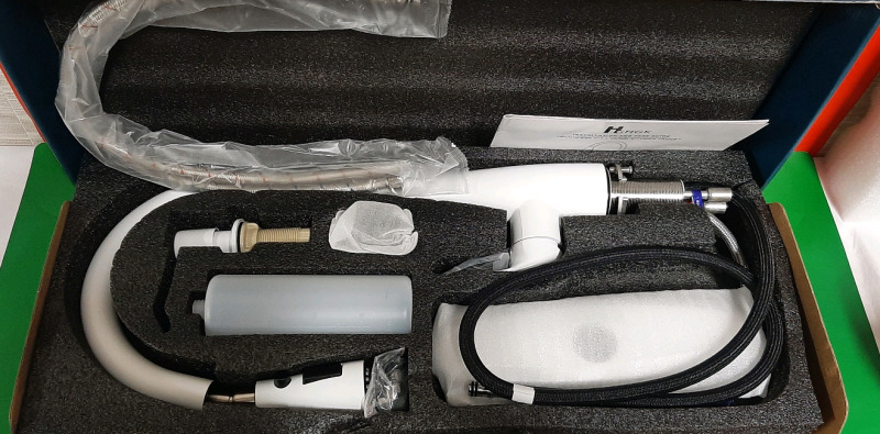 HGHGK Kitchen Tap Set in White