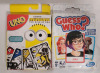 New - Family Game Night Lot : Uno , Guess Who , Jackpot Dice Game , Sideshow Swap & Kitchen Rush - 4