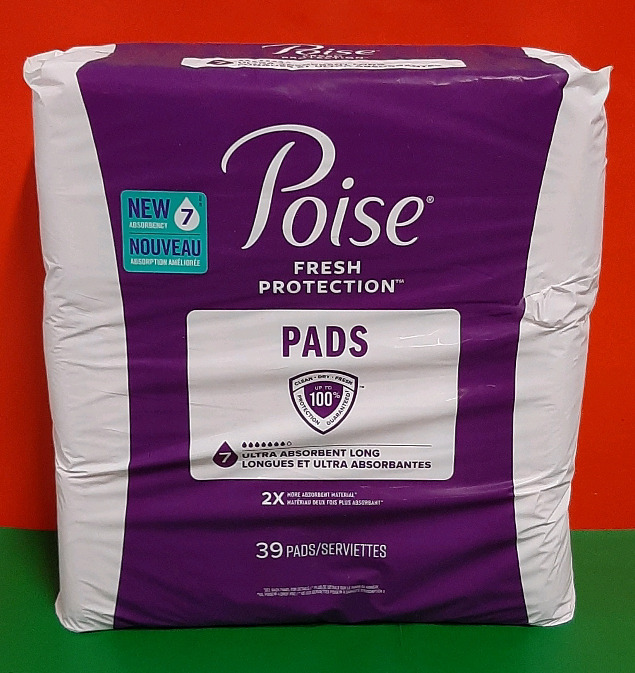 Poise Pads 7 39 per Package