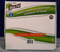 New Rhino-Foil 14&rdquo;x14&rdquo; Insulated Sandwich Wrap 1000 Count