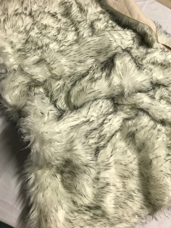Faux Fur Blanket 60 x 84 inches