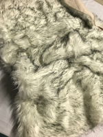 Faux Fur Blanket 60 x 84 inches