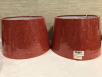 2 New Lamp Shades 12 x 8 inches