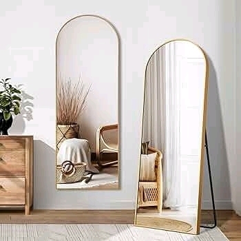 New Arched Floor Length Mirror - Can Hang, Stand Or Lean